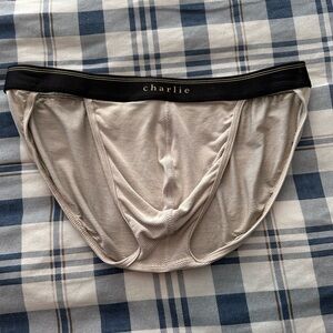 Charlie Men's Black and Tan Sport Briefs